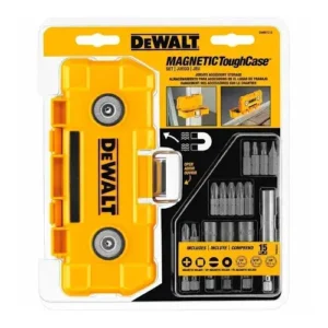 KIT BITS 1/4 A 3/8 DW-MTC15 15PCS AMARELA